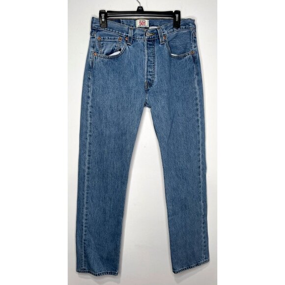 Levis 501 XX Straight Leg Button Fly High Waisted Jeans Size 31 x 32.5